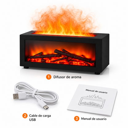Humidificador de Llama Aromática